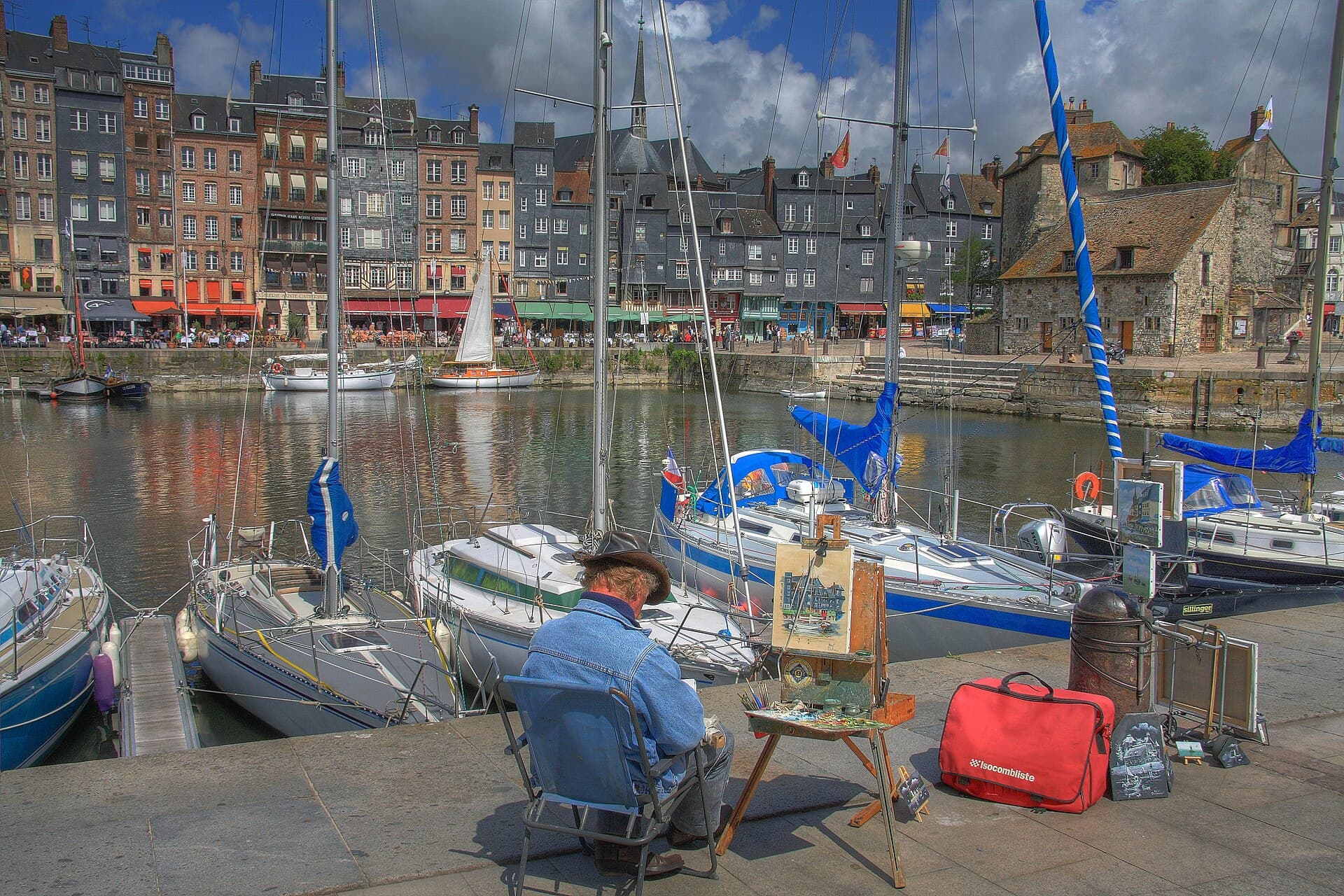 Honfleur: The Vieux Bassin, Sainte-Catherine and Boudin's Harbour