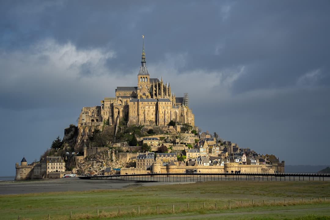 Mont-Saint-Michel and Saint-Malo from Cherbourg
