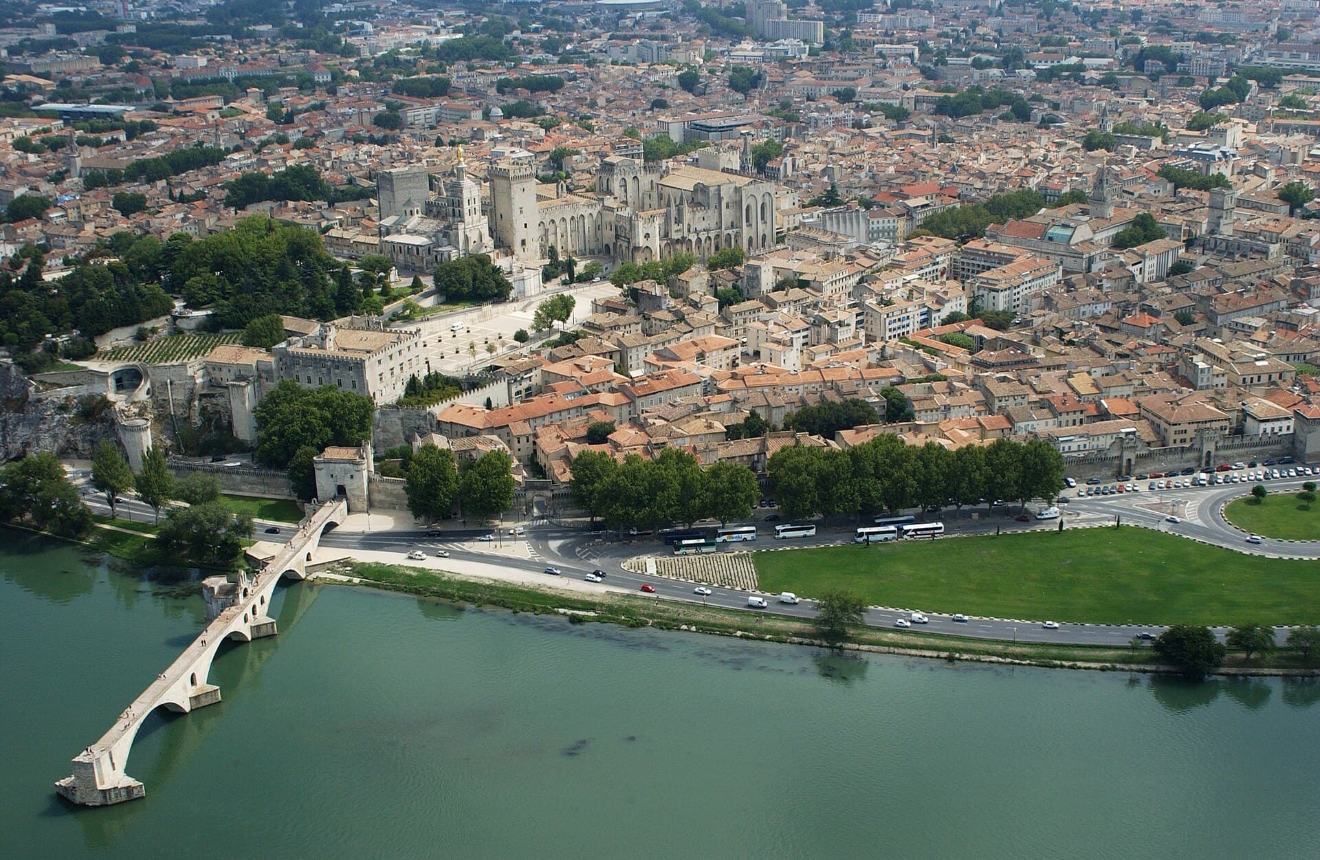 Avignon: The Palace of the Popes and the Broken Bridge