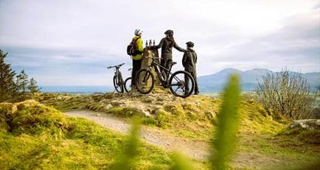 The Mournes and Strangford Lough from Belfast