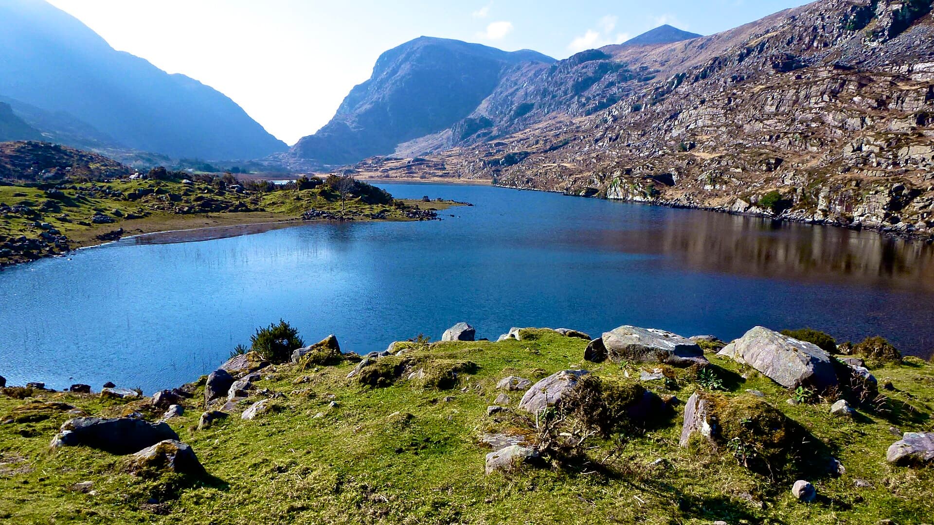 The Gap of Dunloe: A Glacier Broke Through Here
