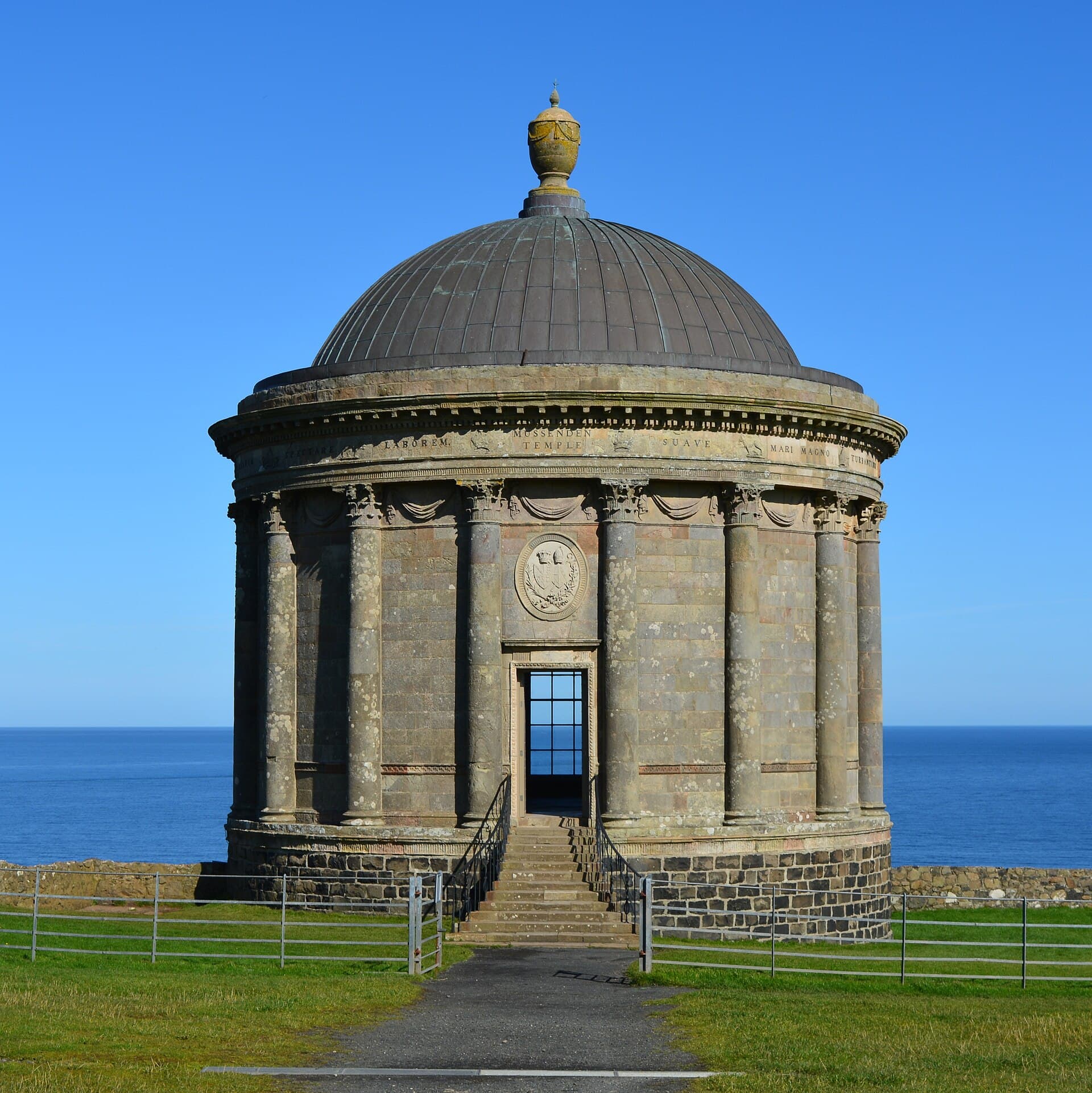 Mussenden Temple: A Library on the Edge of a Cliff