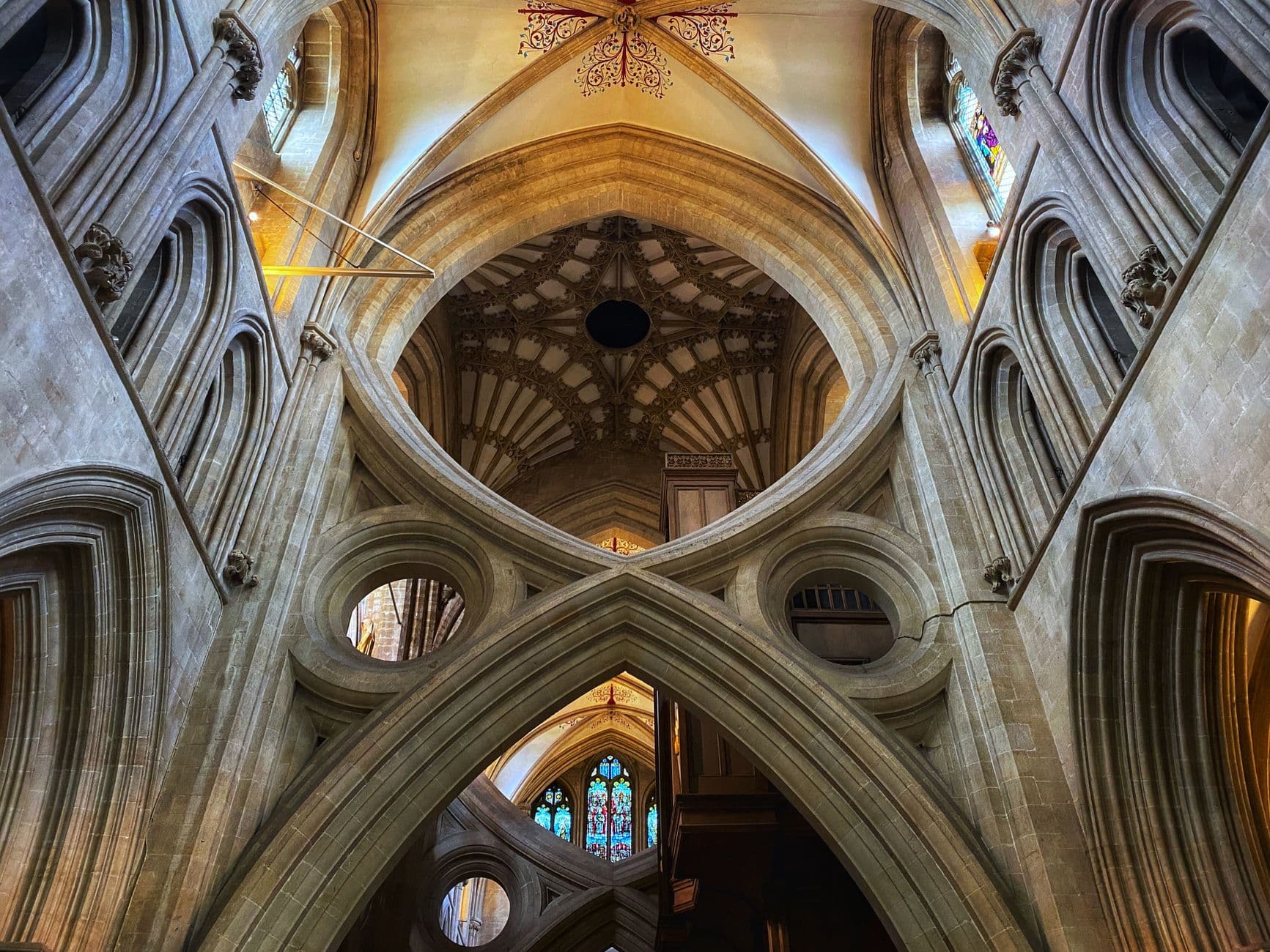 Wells: The Scissor Arches and a Medieval Street Still Lived In